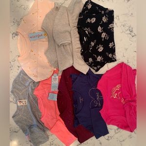 Little Girl 4T long sleeve shirts- some NWT
